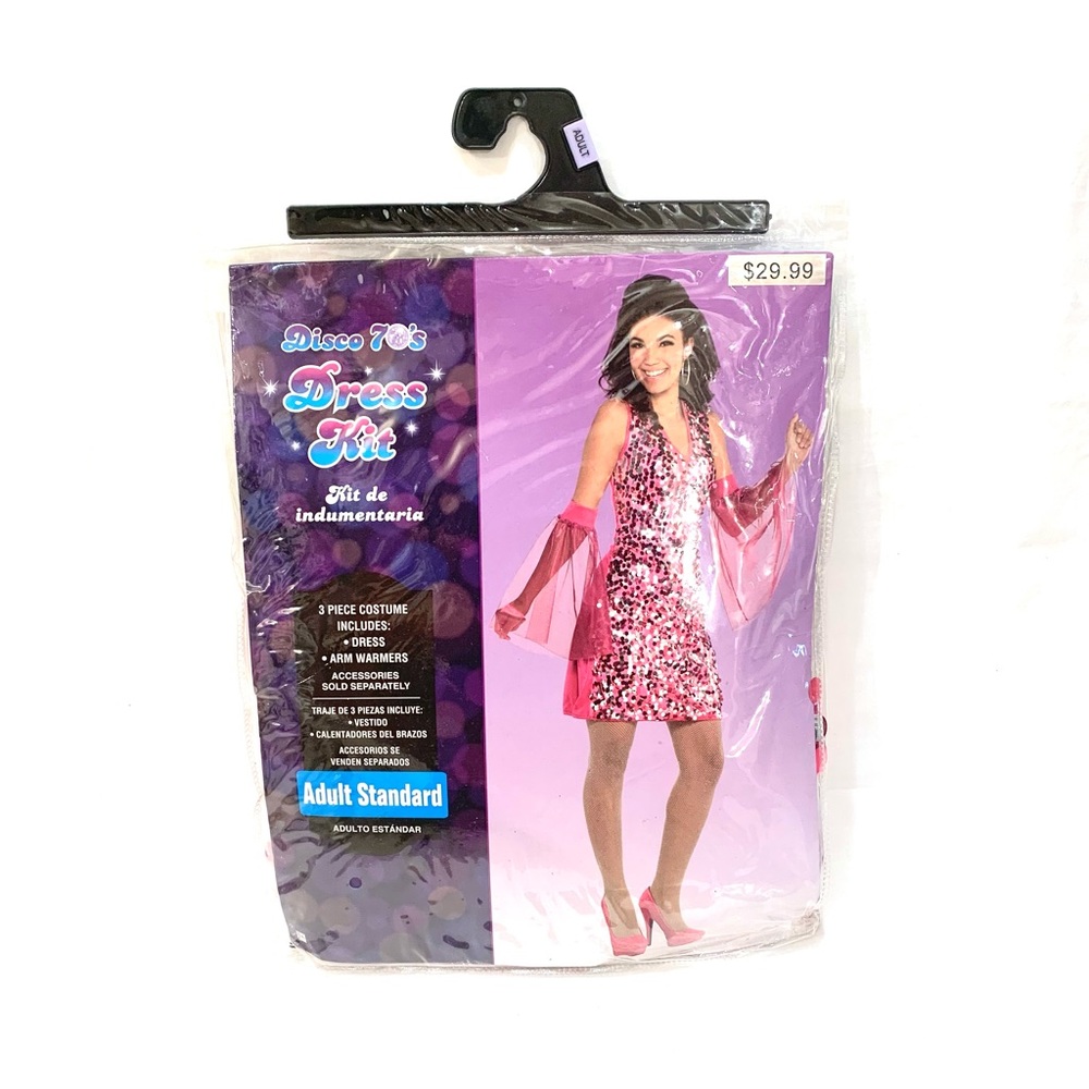 70’s Disco Sequined Theme Mini Dress - Picture 6 of 6